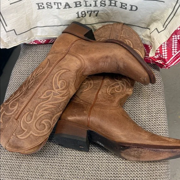 SHYANNE WOMEN'S DARBY WESTERN BOOTS - SQUARE TOE - Picture 5 of 7